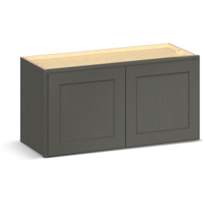 RELIABILT Parkstone II Wall Cabinet, Slate Stained, 30" W, 2 Doors, Fully Assembled - 641464 | Lowe's Pro Supply